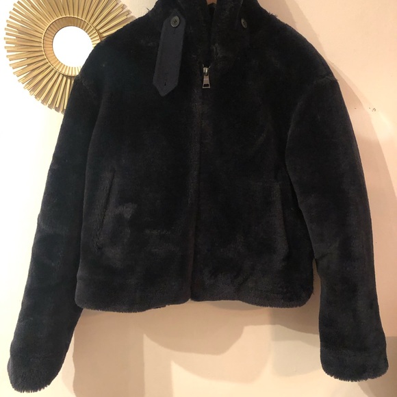 NWT! CLUB MONACO FAUX FUR JACKET - Picture 2 of 5